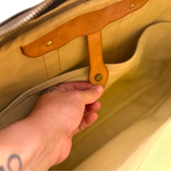 Louis Vuitton Sirius 50 Monogram 3 Compartment Vintage Crossbody Luggage - Picture 11 of 13